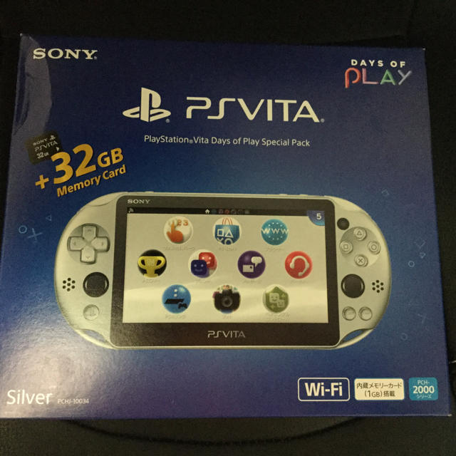 PlayStation Vita(プレイステーションヴィータ)のPlayStation Vita Days of PlaySpecialPack エンタメ/ホビーのゲームソフト/ゲーム機本体(携帯用ゲーム機本体)の商品写真