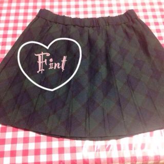 フィント(F i.n.t)のFint チェック プリーツスカート(ミニスカート)