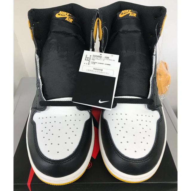 NIKE(ナイキ)の29 AIR JORDAN 1 OG YELLOW OCHRE イエローオークル メンズの靴/シューズ(スニーカー)の商品写真