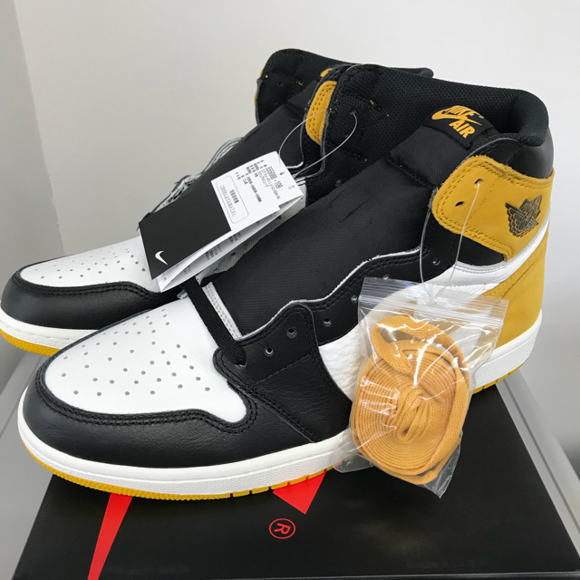 NIKE(ナイキ)の29 AIR JORDAN 1 OG YELLOW OCHRE イエローオークル メンズの靴/シューズ(スニーカー)の商品写真