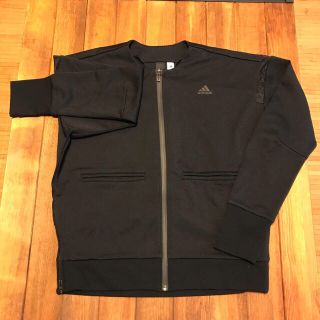 マウジー(moussy)のmoussy✖︎adidas ノーカラージャージ(ノーカラージャケット)