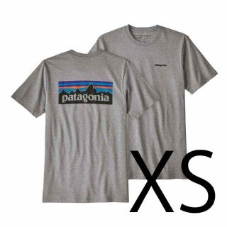 パタゴニア(patagonia)の即日発送 新品 XS パタゴニア JPサイズS P6 ロゴ Tシャツ グレー(Tシャツ/カットソー(半袖/袖なし))