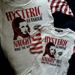 ヒステリックグラマー(HYSTERIC GLAMOUR)の親子リンクコーデ(Tシャツ/カットソー)