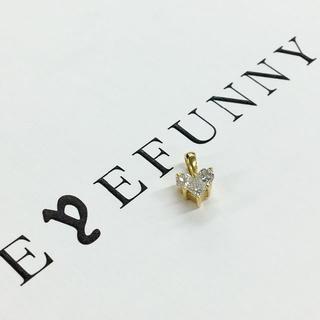 アイファニー(EYEFUNNY)のアイファニー　スモールハート　ペントップ　K18×ダイヤモンド(ネックレス)