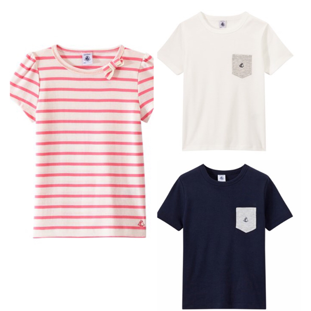 PETIT BATEAU(プチバトー)のSui様専用☆プチバトー クルーネック半袖Ｔシャツ 他 キッズ/ベビー/マタニティのキッズ服男の子用(90cm~)(Tシャツ/カットソー)の商品写真