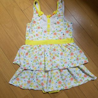 ミキハウス(mikihouse)のまき7722様専用☆ミキハウス 130 水着 リーナちゃん 黄イエロー 花柄(その他)