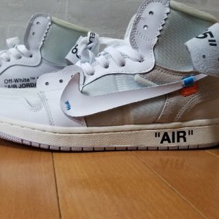 未使用 NIKE × OFF-WHITE ナイキ AIR JORDAN 1(スニーカー)