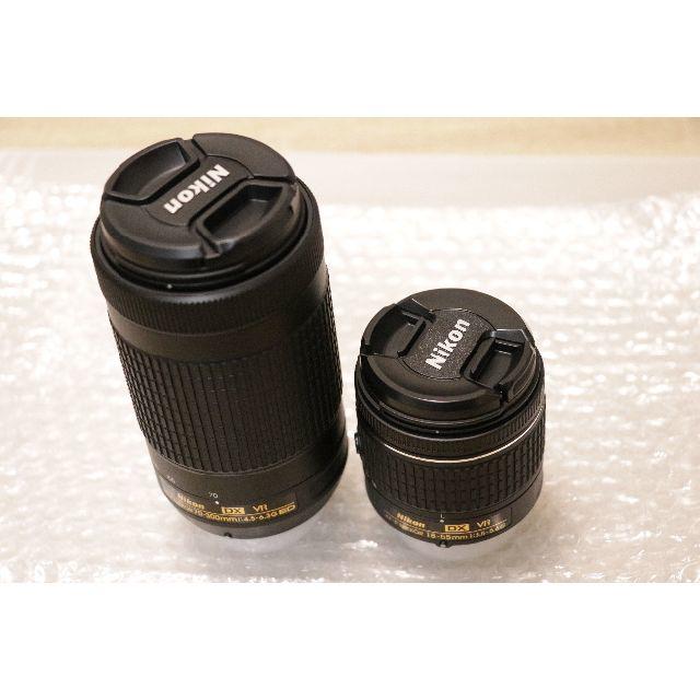 Nikon(ニコン)の●新品●ニコン レンズ2本セット 70-300mm、18-55mm スマホ/家電/カメラのカメラ(レンズ(ズーム))の商品写真