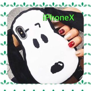 スヌーピー(SNOOPY)の*スヌーピーiPhoneXケース(スマホケース)