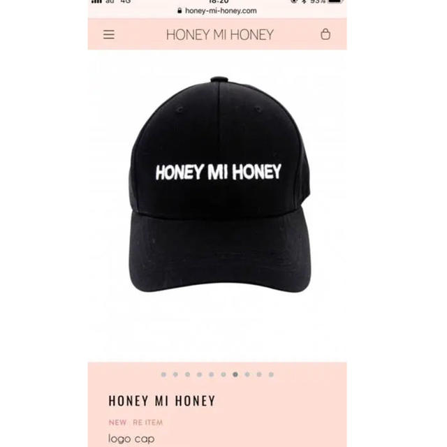 Honey mi Honey(ハニーミーハニー)のハニーミーハニー ロゴキャップ レディースの帽子(キャップ)の商品写真