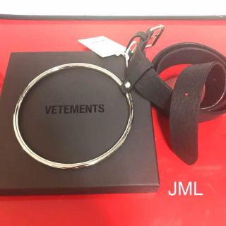 ラス1 VETEMENTS oversized ring belt(ベルト)