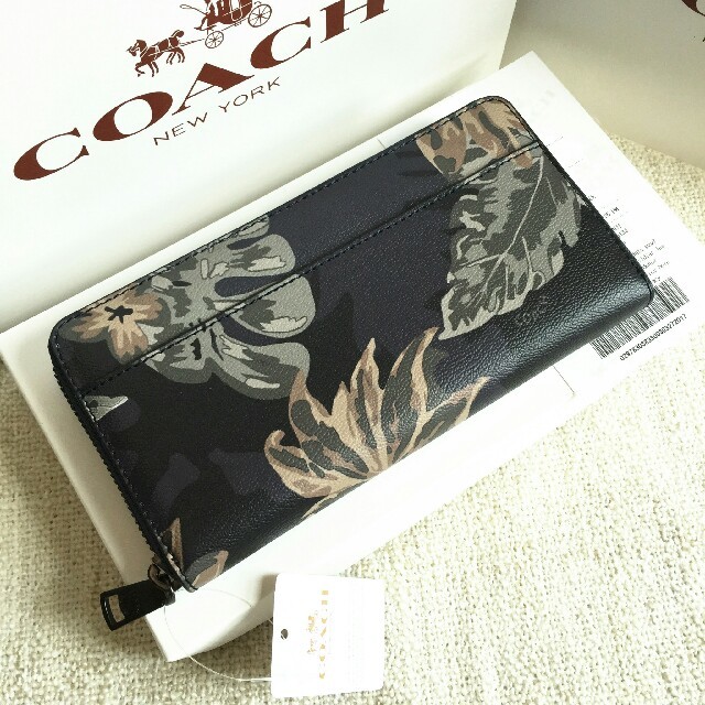 COACH(コーチ)のCOACH長財布 コーチ正規品 F75298 ハワイアンパーム メンズ用財布2 メンズのファッション小物(長財布)の商品写真