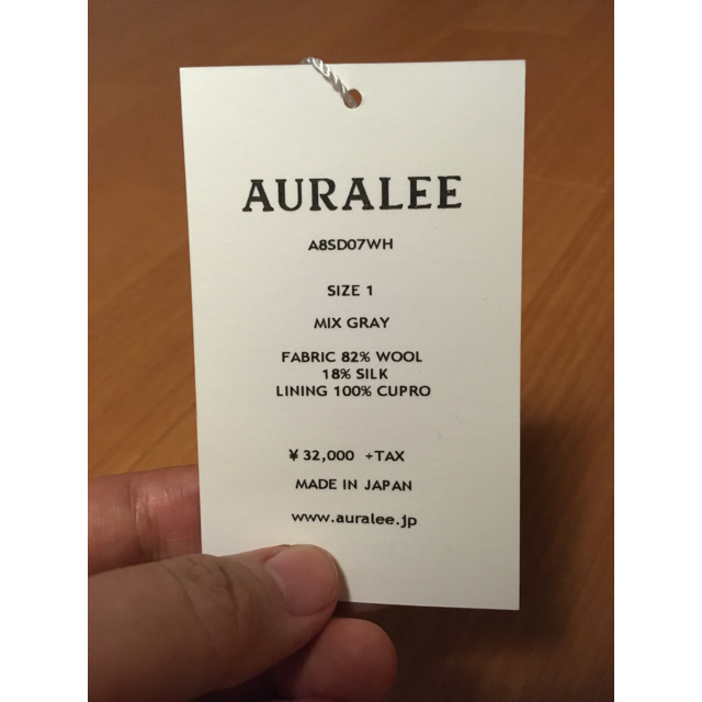 【arata様専用】AURALEE オーラリー ワンピース 2018SS レディースのワンピース(ひざ丈ワンピース)の商品写真