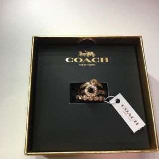 コーチ(COACH)のcoach3つ重ね付けリング(リング(指輪))