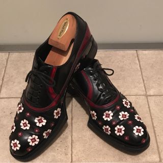 PRADA 12aw フラワーシューズ