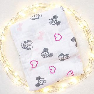 ディズニー(Disney)の大人気！ ミッキー ♡ ミニー ♡ swaddles ♡ スワドル ♡ おくるみ(おくるみ/ブランケット)