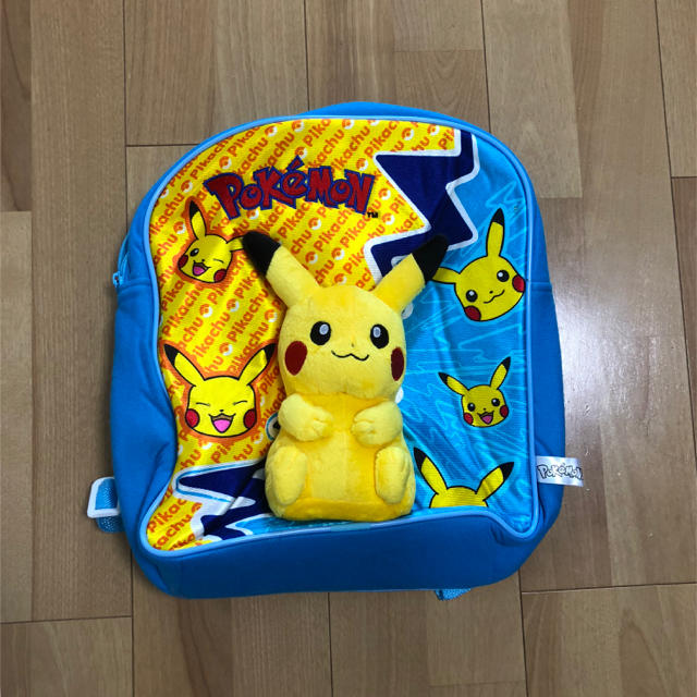 ポケモン(ポケモン)の新品＊ポケモン立体ピカチュウ リュック キッズ/ベビー/マタニティのこども用バッグ(リュックサック)の商品写真