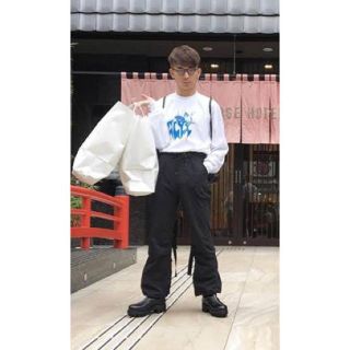 ジョンローレンスサリバン(JOHN LAWRENCE SULLIVAN)のカワグチジン着用 avalone 6belt pants(ワークパンツ/カーゴパンツ)