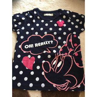 ベルメゾン(ベルメゾン)の【美品】サイズ100☆ミッキー☆コットン100％Tシャツ☆女の子(Tシャツ/カットソー)