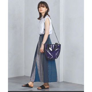 ユナイテッドアローズ(UNITED ARROWS)のユナイテッドアローズ 新品♡UWSC マルチプリント ラップスカート† 38 (ロングスカート)