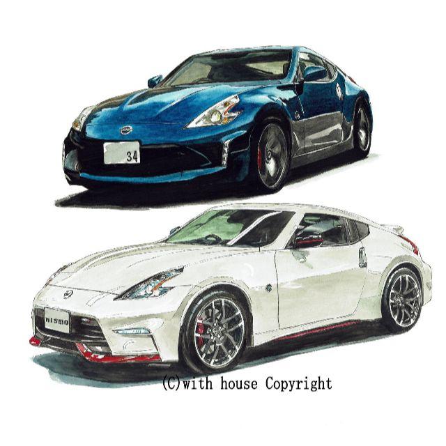 NC-617 Z35/NISMO 370限定版画 直筆サイン額装●作家 平右ヱ門 1