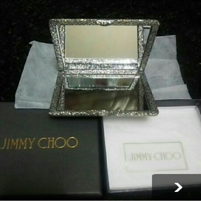 JIMMY CHOO(ジミーチュウ)の☆稀少♪ ジミーチュウ コンパクトミラー 美品♪ レディースのファッション小物(ミラー)の商品写真