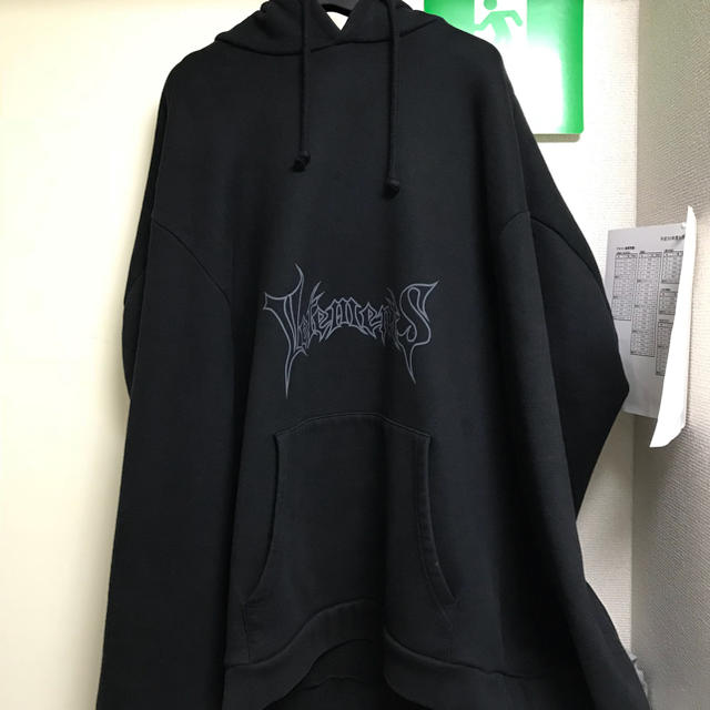 クラシック - Balenciaga Vetements パーカー メタルロゴ 15AW