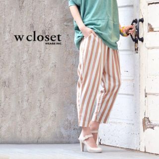 ダブルクローゼット(w closet)のw closet パンツ 最終値下げ(クロップドパンツ)