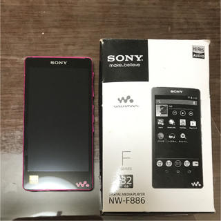 ソニー(SONY)のSONY ウォークマン Fシリーズ 32GB ピンク(ポータブルプレーヤー)