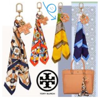 Tory Burch - トリーバーチ バッグチャームTORY BURCH SCARF KEY FOB