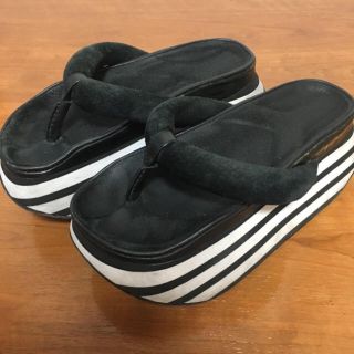 ヨウジヤマモト(Yohji Yamamoto)のけいた様専用  ヨウジヤマモト adidas 芸者サンダル(サンダル)