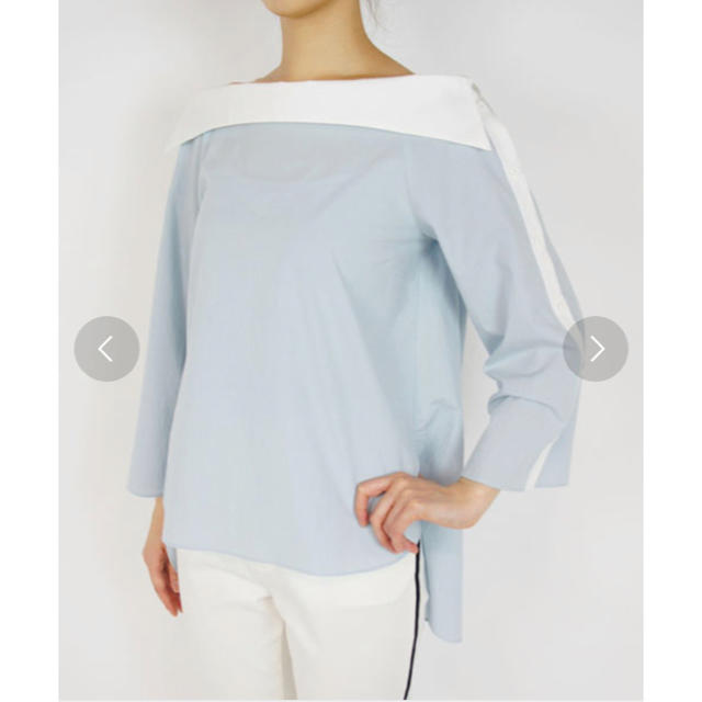 AULA AILA(アウラアイラ)のAULA TYPEWRITER OFF SHOULDER SHIRTS レディースのトップス(シャツ/ブラウス(長袖/七分))の商品写真