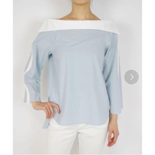 アウラアイラ(AULA AILA)のAULA TYPEWRITER OFF SHOULDER SHIRTS(シャツ/ブラウス(長袖/七分))