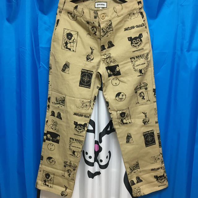 fucking awesome cut out work pants 34