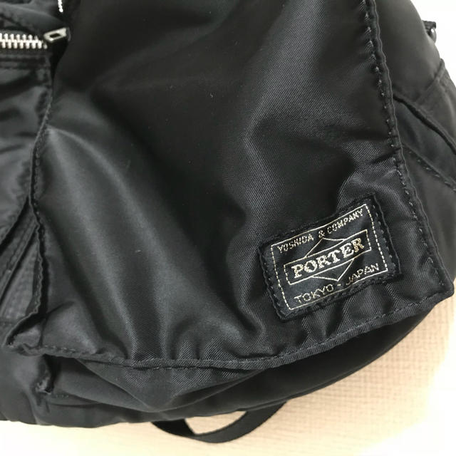 PORTER(ポーター)の【美品】PORTER ポーター タンカーリュック L 黒 メンズのバッグ(バッグパック/リュック)の商品写真