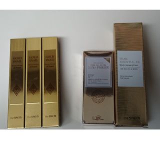 ザセム(the saem)の① GOLD SNAIL Winkle Plumper 2X Power 3本(美容液)