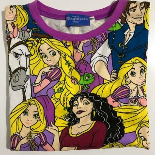 ディズニー(Disney)のラプンツェル 総柄 Ｔシャツ(Tシャツ/カットソー)