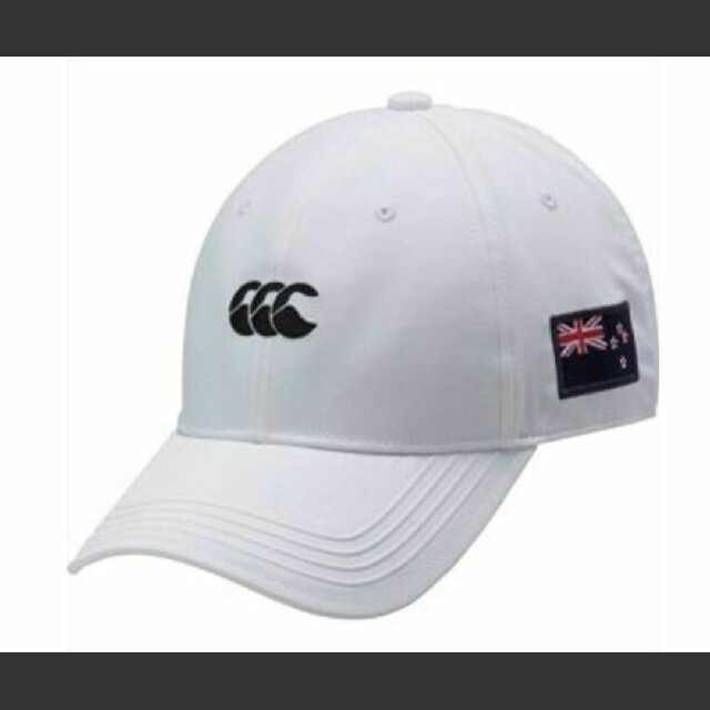 CANTERBURY(カンタベリー)のラグビーワール　CANTERBURY　カンタベリー　 キャップ 帽子　白 メンズの帽子(キャップ)の商品写真
