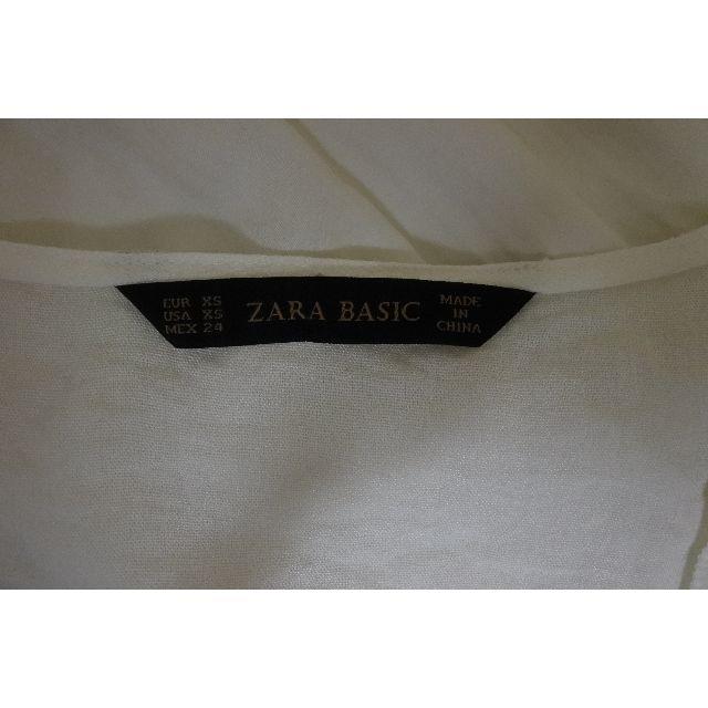 ZARA(ザラ)のZARA/ザラ　ワンピース白　新品 レディースのワンピース(ミニワンピース)の商品写真