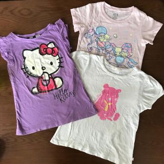 エイチアンドエム(H&M)のおんなのこ110 Tシャツ2枚(Tシャツ/カットソー)