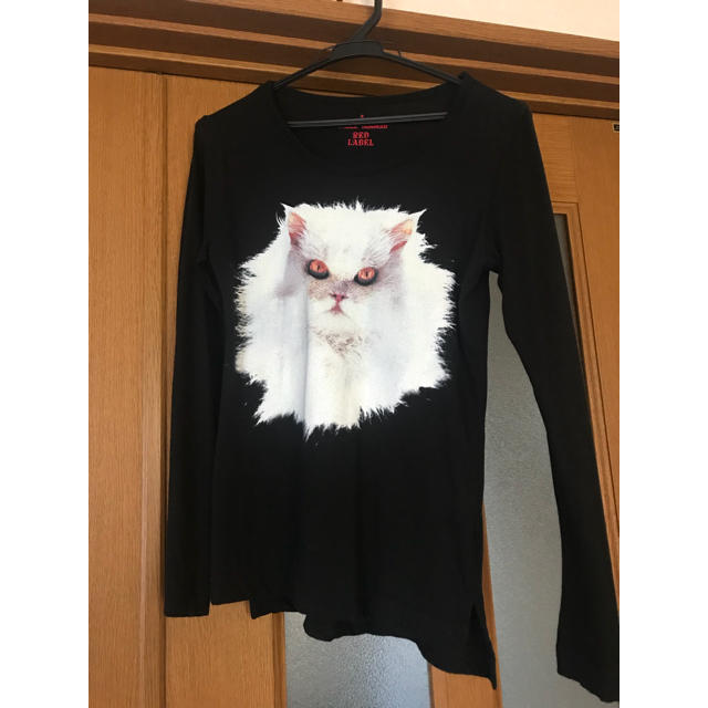 ヴィヴィアンウエストウッド　レッドレーベル　猫　キャット　ロングTシャツ