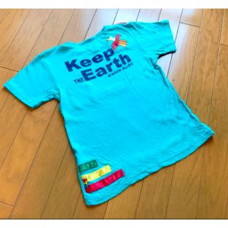 ★ブーフーウー★バックアレイ★130★難あり★刺繍半袖虹Tシャツ
