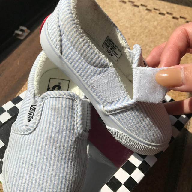 VANS(ヴァンズ)のVANS  スリッポン キッズ/ベビー/マタニティのベビー靴/シューズ(~14cm)(スリッポン)の商品写真