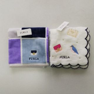 フルラ(Furla)のおはる様専用フルラ タオルハンカチ 2枚 新品 ⑫(ハンカチ)