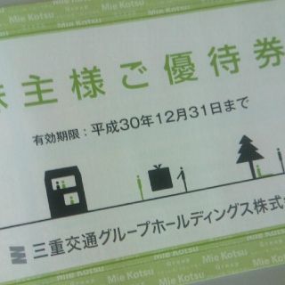 三重交通株主優待券 路線バス8枚セット(その他)