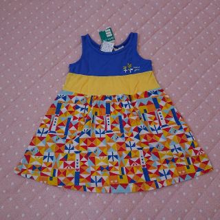 プチジャム(Petit jam)の＊アパりみ様専用＊新品★size100★プチジャム★ちょうちょワンピース★ブルー(ワンピース)