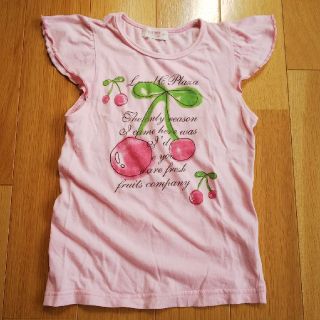 キムラタン(キムラタン)の袖フリル  タンクトップ  110㎝(Tシャツ/カットソー)