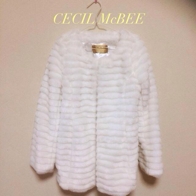 CECIL McBEE(セシルマクビー)のCECIL McBEEファーコート♡ レディースのジャケット/アウター(毛皮/ファーコート)の商品写真