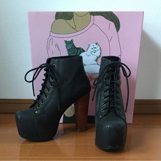 ジェフリーキャンベル(JEFFREY CAMPBELL)の【値下げ】ジェフリーキャンベル リタ☆23cm〜23.5cm(ブーツ)