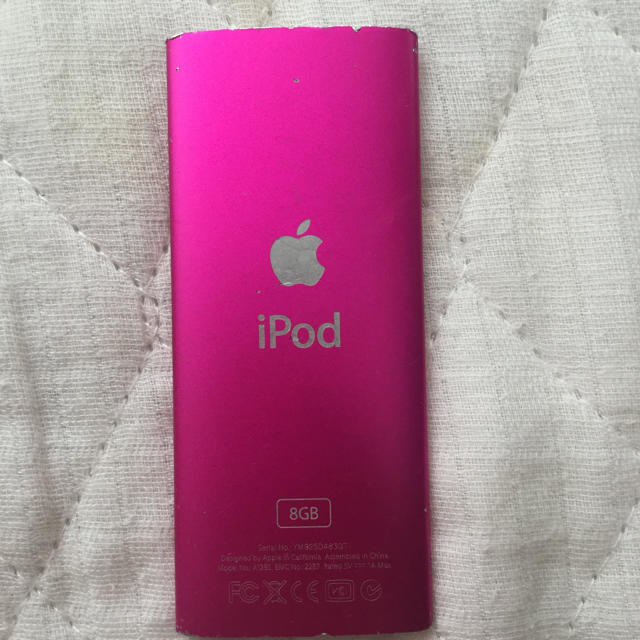 Apple(アップル)のiPod nano 4世代 ピンク スマホ/家電/カメラのオーディオ機器(ポータブルプレーヤー)の商品写真